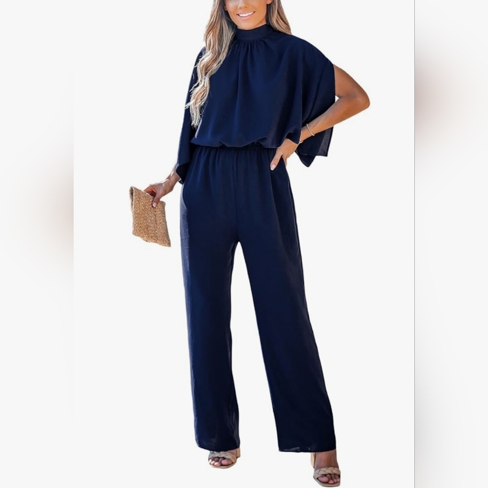 Elegant Navy Jumpsuit